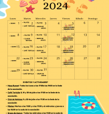 Calendario de Actividades de Julio