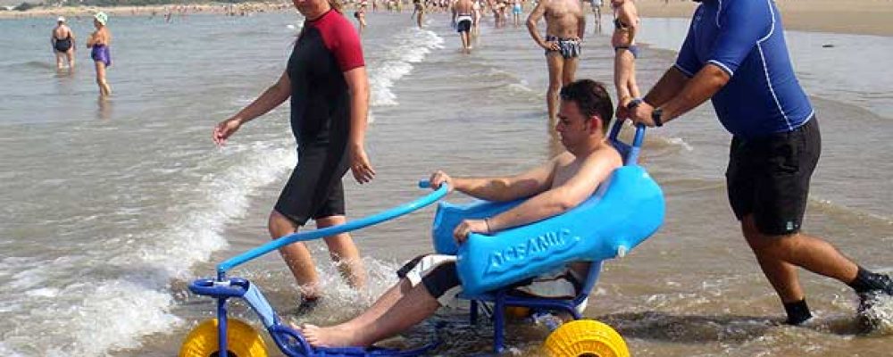 Playas accesibles en el cantábrico con servicio de baño asistido