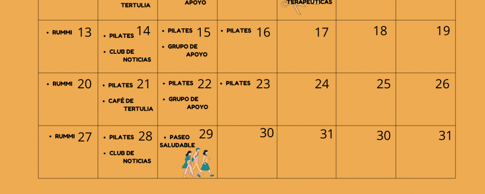 Calendario de Actividades de Mayo