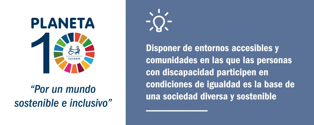 COCEMFE aboga por ciudades inclusivas y participativas