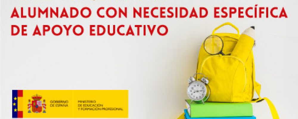 Ayudas para alumnado con necesidades específicas de apoyo educativo