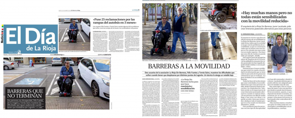 Entrevista en el periódico: El Día de La Rioja