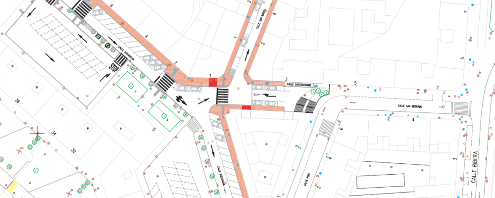 Actuación en las calles Rodancha y San Mateo de Logroño para mejora de la accesibilidad