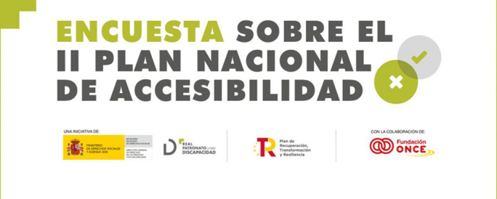 Encuesta sobre el II Plan Nacional de Accesibilidad